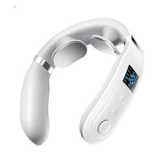 Neck Care Relaxation Device Liaolee Arrival (heating EMS TENS Dual Effect) Silent Lightweight Refresh Relax