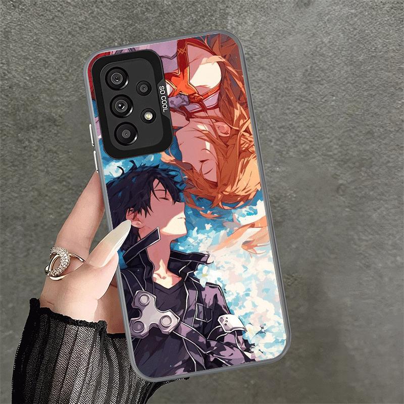 Sword Art Online Anime Shockproof Phone Case for Samsung A17 A16 A15 A14 A37 A57 A36 A56 A26 A35 A55 A25 A34 A54 A24 A13 A23 A33