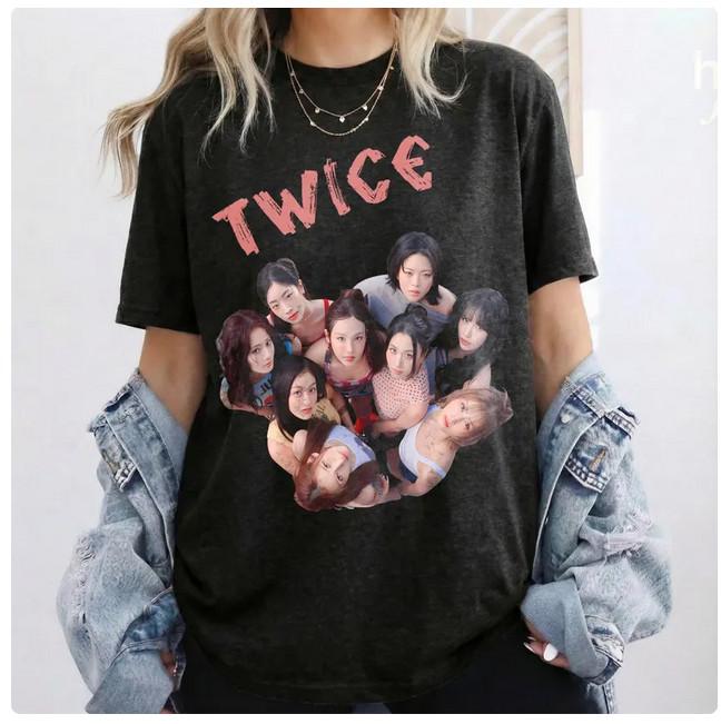 Retro Twice This Is For Shirt Twice World Tour in North America T-Shirt Unisex T-Shirt XXXL