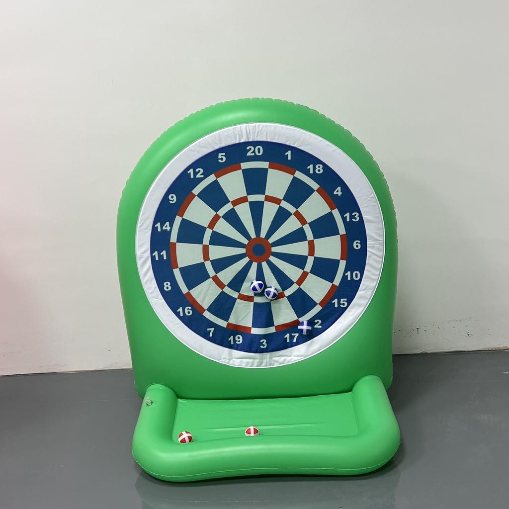 Inflatable Soccer Target PVC Outdoor Fun Shooter Dart Board Throwing Game Sticky Ball Toy