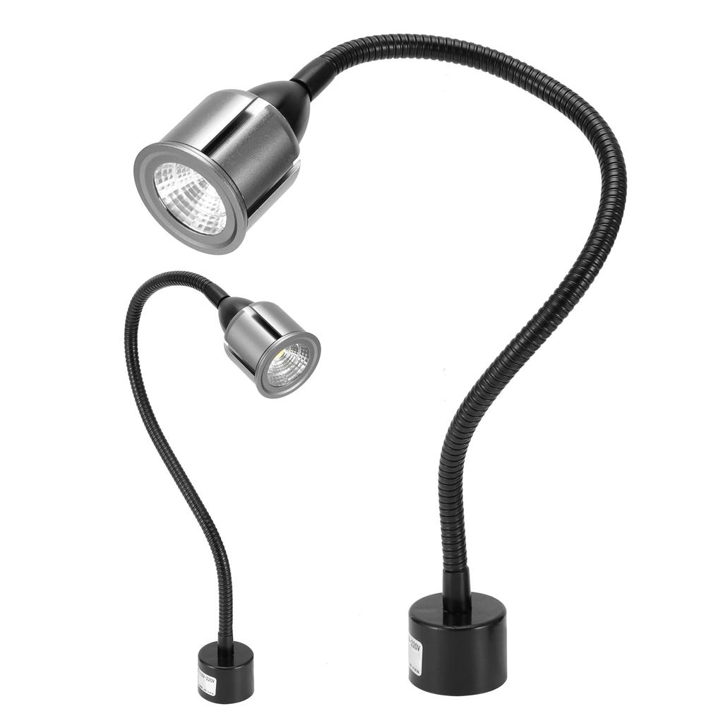 LED Working Light with Magnetic Base Gooseneck Lamp for CNC Machine Auto Repair