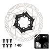 IIIPRO Tarcza Hamulcowa Rotor Rowerowy 140/160/180/203MM Tarcza Hamulcowa Roweru Szosowego Odprowadzanie Ciepła 6 Śrub Pływający Rotor Rowerowy
