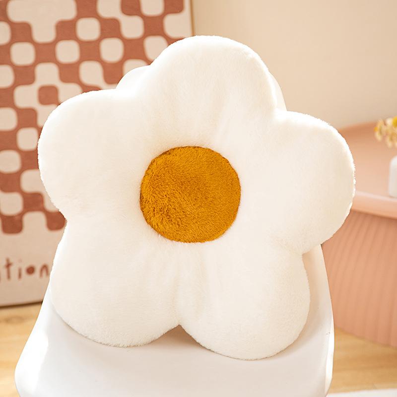 Cushion Flower Circular Shape Cloth With Soft Nap Office Classroom Chair Cushion Couch Pillow Bedroom Floor Winter Thick