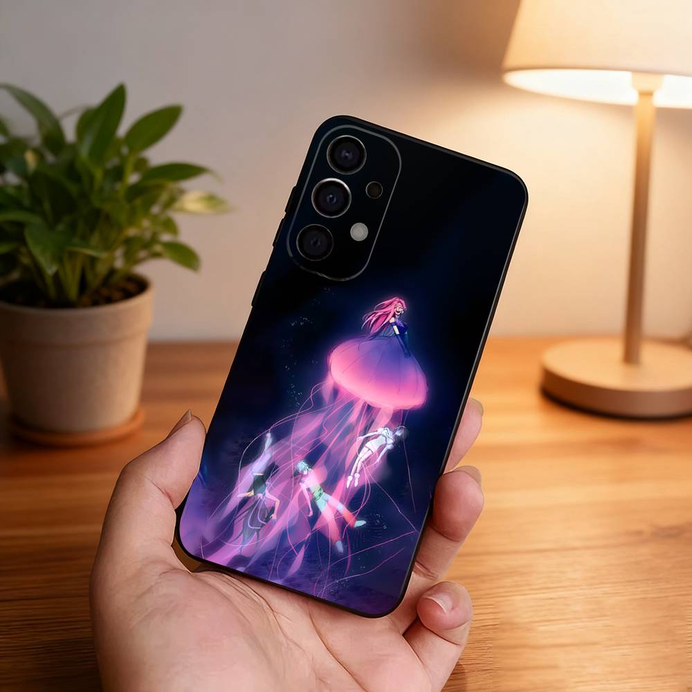 

A-Aliens Сценический Suas и Mizis Чехол для телефона для Samsung S26,S25,S24,S21,S22,S23,S30,Ultra,S20,Plus,Fe,Lite,5G Черный чехол Samsung S25ULTRA