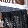 Cotton Linen Table Runner Tassel Table Flag Reusable Holiday Table Decor for Restaurant Dining