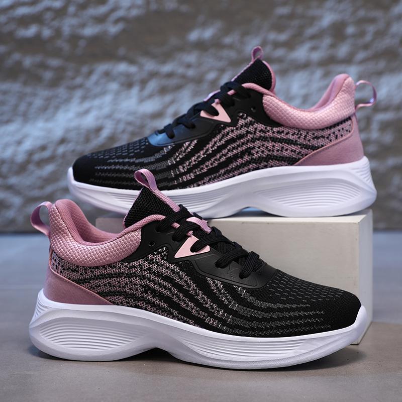2025 Fashion Women Sneaker Outdoor Anti Slip Running Shoe Summer Breathable Sport Shoes Ladies Casual Soft Sole Footwear