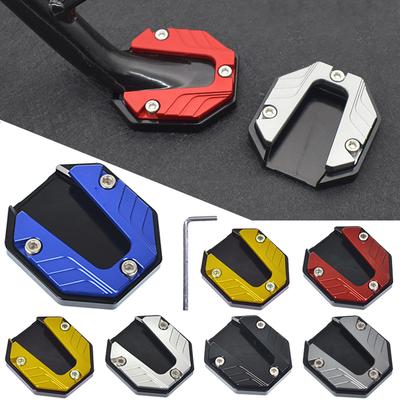 Scooter universal Motocicletă Biciclete Kickstand Extender Picior Suport lateral Extensie Pad Placă de suport Anti-alunecare Bază mărită