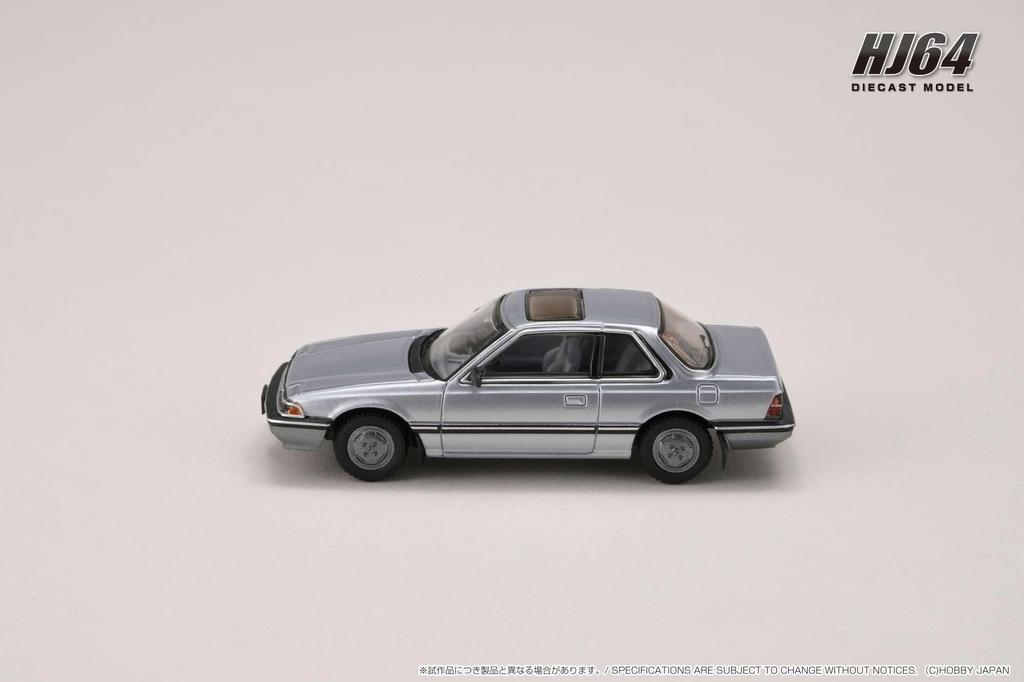 Hobby Japan HJ64 Honda Prelude XX AB Early Model Silver Metallic Finished Model HJ641086AS 1/64