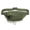 Men's Outdoor Waist Bag Water Kettle Bag Solid Color Mobile Phone Bag Chest Bag Crossbody Bag