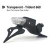 For Trident 660 Trident660 2021-UP Motorcycle  License Plate Holder