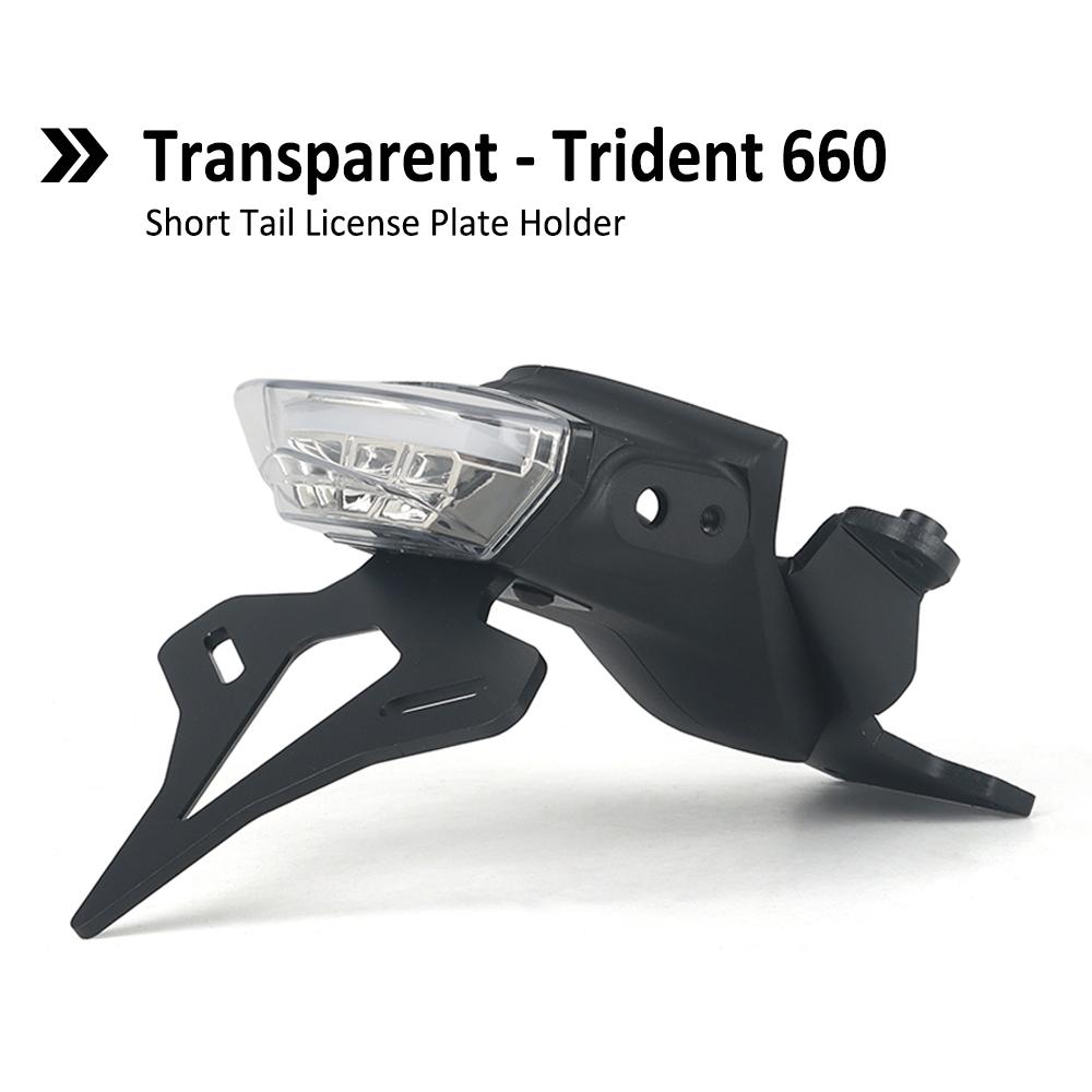 For Trident 660 Trident660 2021-UP Motorcycle  License Plate Holder