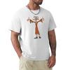 Catweazle Cartoon TShirt Work Basic Short Sleeve Top