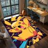 Pikachu Gamer Room Stylish Decor Rug, Large Area Non Slip Washable Carpet Floor Mat Bedroom.-TING