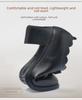 Four Seasons Women Spring Mid-Heeled Leather Bow Shoes Soft Versatile Comfortable High Heels