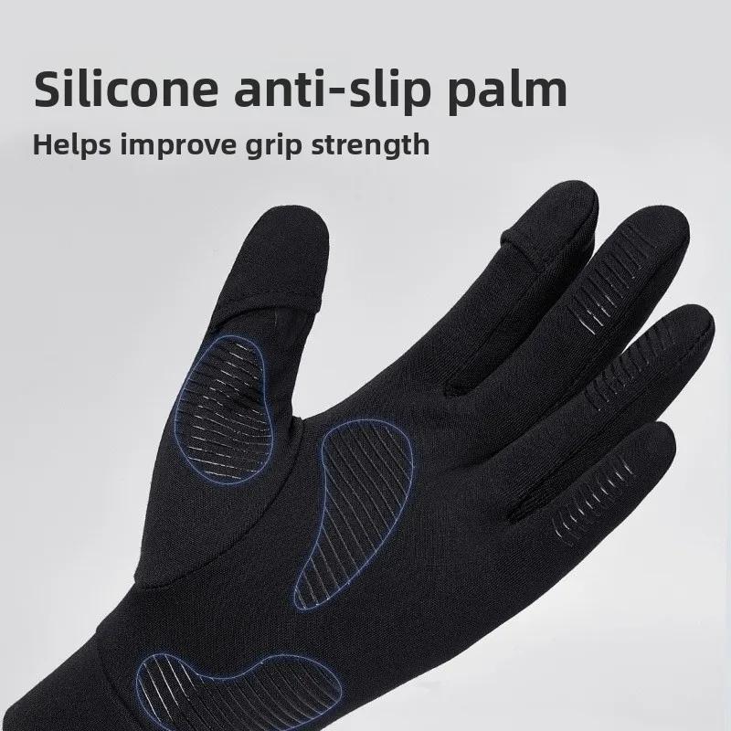 Outdoor Skiing Inner Gloves Winter Cycling Windproof Anti Slip Sports Warm Fingertip Touch Screen Design Cycling Accessories