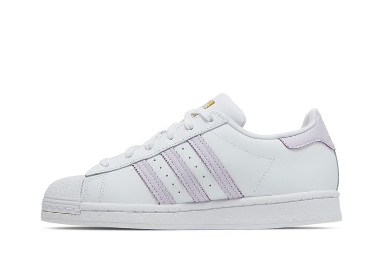 adidas Superstar Trefoil White Purple Tint (Women's)