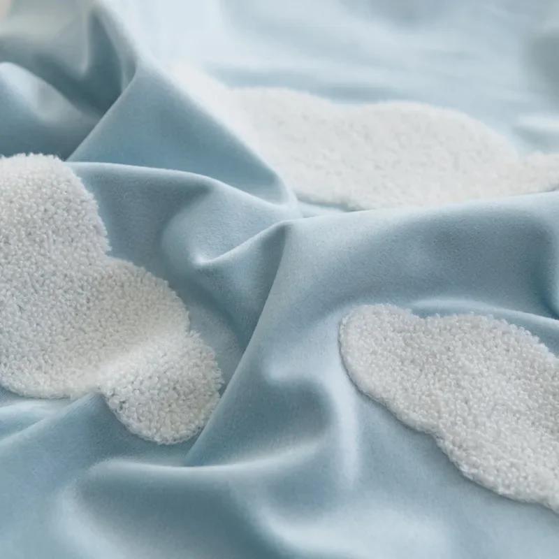 2024 New Dutch Velvet Towel Embroidered Throw Pillow Cushion Sofa Throw Pillow Bedside Pillowcase Velvet Including Pillow Core