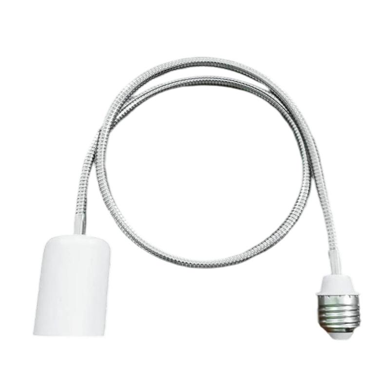 Ceramic E27 Lamp Holder Heat Resistant Extension Socket 360Degree Rotation For LED Bulbs 400W Bathroom Ceiling Light Fix