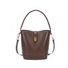 High End Fashion Handbag Bag for Women New Retro Simple Lock Bucket Bag Niche Crossbody Shoulder Bag