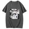 Japanese Anime Naruto Uchiha Itachi Printed T-shirt, Cotton Short Sleeve Unisex Fashion Street Couple Tops