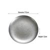 Ru Han Vintage Industrial Stainless Steel Divided Serving Plate