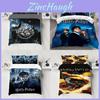 Conjunto de Roupa de Cama Premium Harry Potter para Faculdade Impressão Digital Macio e Aconchegante Vários Tamanhos Disponíveis