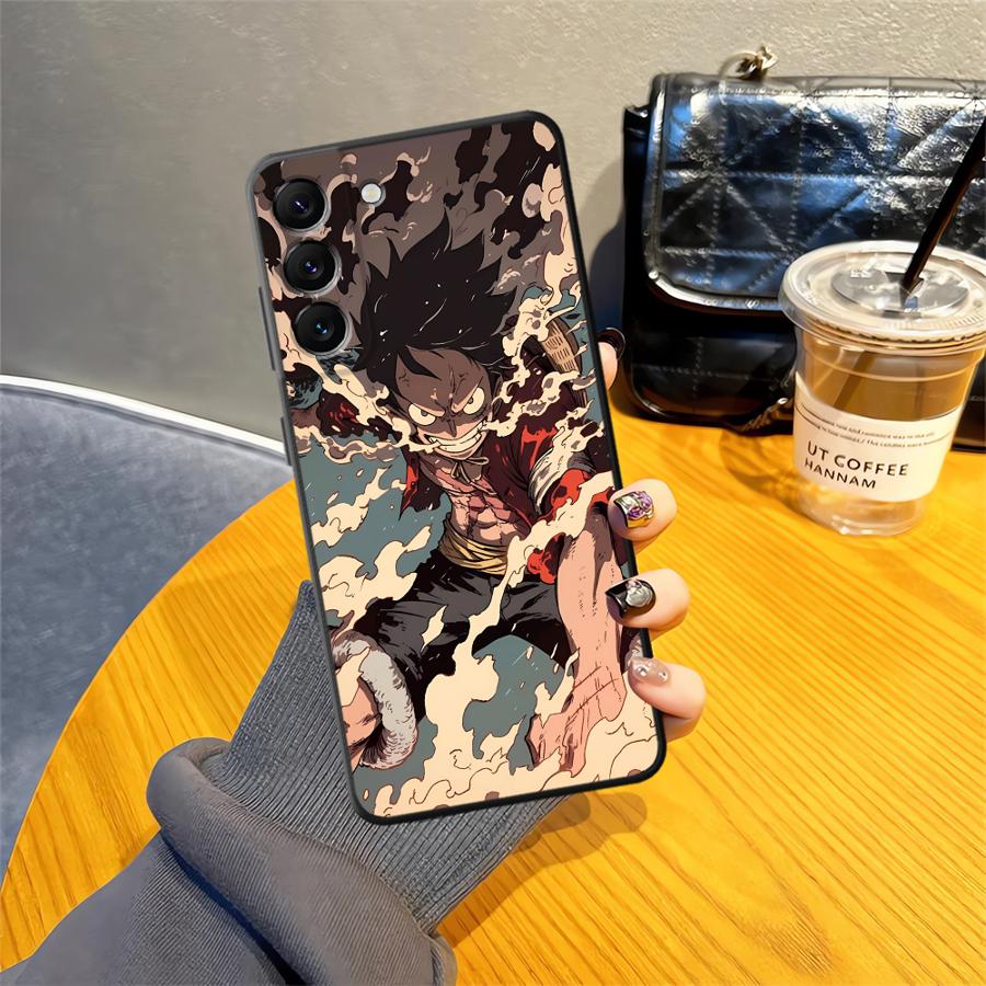 Cool Luffy Anime Case for Samsung Galaxy A05 A01 A02 A50 A70 A03 Note 20 Ultra 9 10 A04 A07 A06 A30 A40 A10 A20 Phone Cover