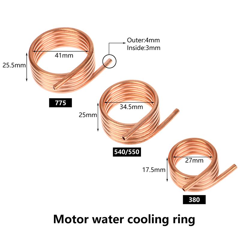 380 540/550 775 Brush Motor Water Cooling Jacket Water Cooling Ring For DIY Brush Motor RC Boat