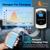 Station de charge voiture électrique Type2 câble 32A 11kW charge dynamique blancage EVSE Wallbox APP fonction