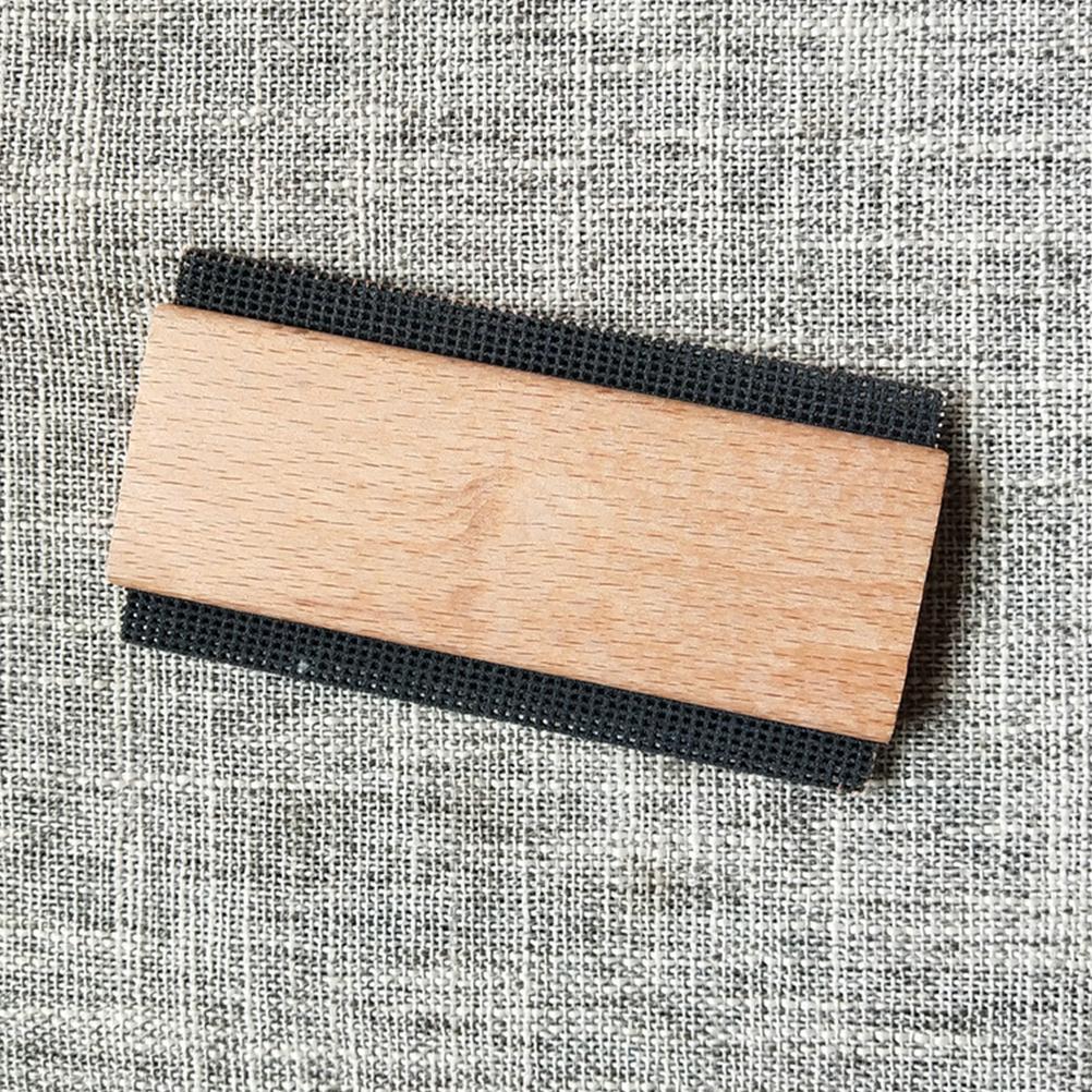 2 szt. Golarka do swetrów kaszmirowych, Usuwacz kłaczków dla zwierząt, Tkanina wełniana do włosów, Przenośna golarka do kłaczków, Drewniany skrobak do kłaczków na dywan