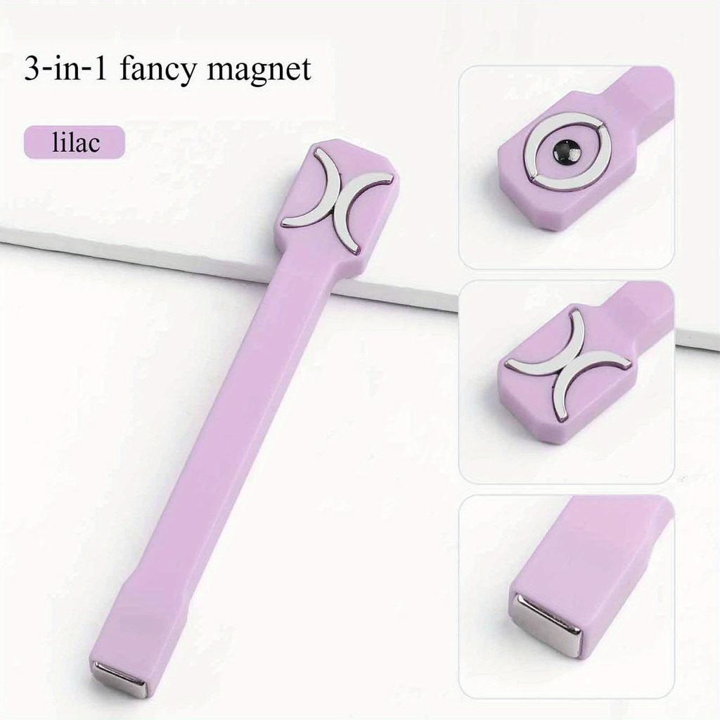 Nail Art Magnetic Stick Wand Pen Set for 3D Cat Eye Gel Painting Nails Art Magnet Wand UV Gel Polish Magic Manicure Tools