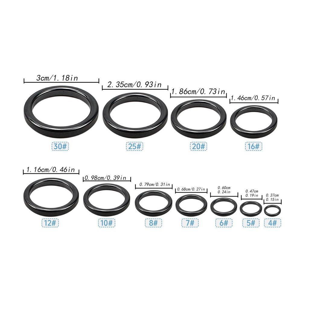 55 Pieces Fishing Rod Guide Repair Kit Tool Fishing Rod Guides Repair Kit for Freshwater Saltwater Fishing Lovers Sea Fishing