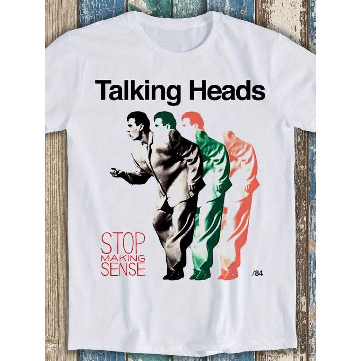 Talking Heads Stop Making Sense Punk Rock Music Unisex Gift for Men And Women Cool Music Fashion Top Retro T-Shirt T1620