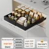 Retractable Kitchen Cabinet Pull-Out Storage Rack for Seasoning Jars and Bottles