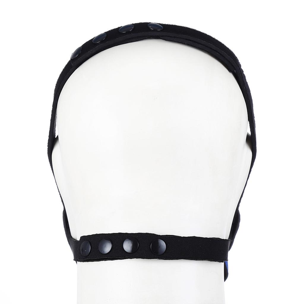 Puppy Play Dog Cosplay Mask Hood Half Face Bondage Muzzle Mask With Tongue Dog Slave Cosplay Dog Mouth