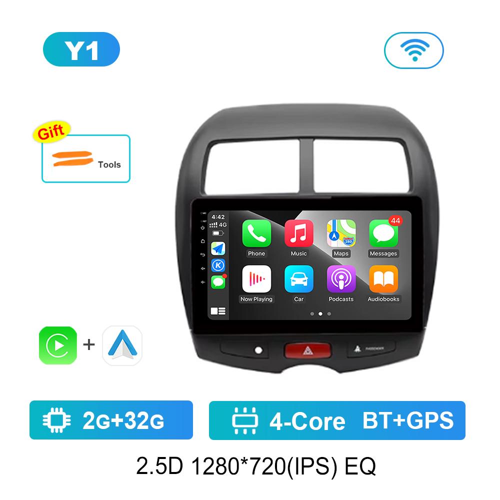 

10 Android OS Car Radio Multimedia Player для Mitsubishi ASX 1 2010 - 2016 BT GPS Navi 4G WiFi Carplay IPS Screen DSP Stereo