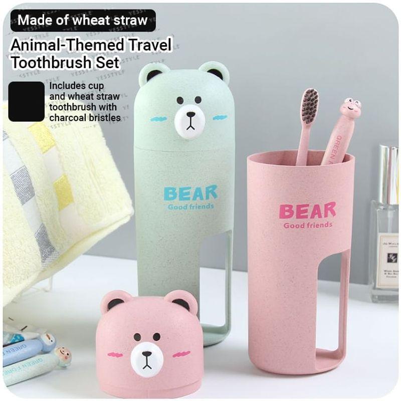 Chimi Chimi - Animal Travel Toothbrush Set