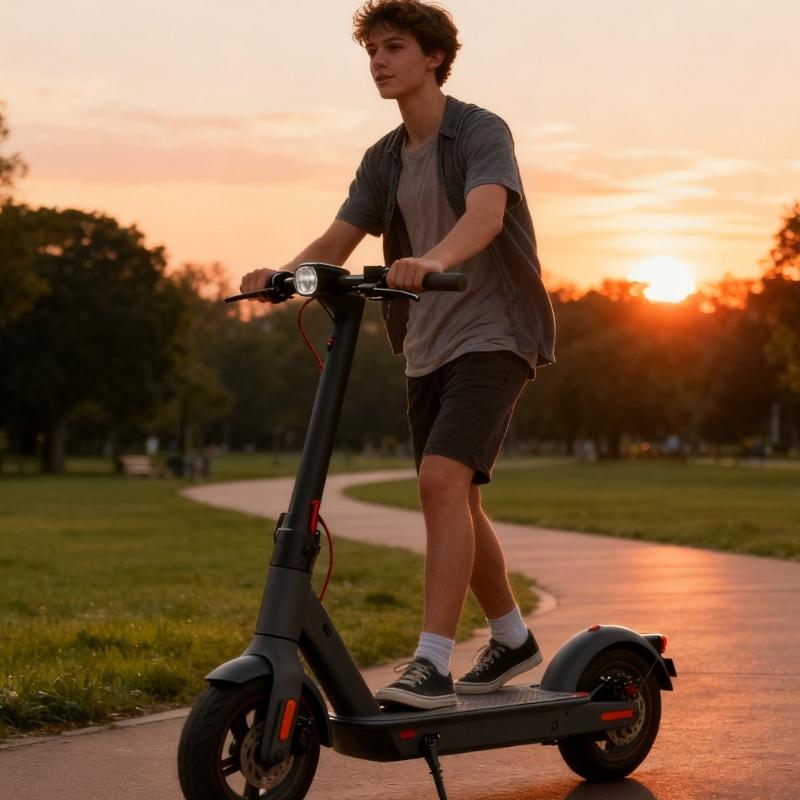 Su Geçirmez Elektrikli Scooter Ön Lambası Darbeye Dayanıklı Gövde ile Basit Montaj Gece Görünürlüğünü Artırır