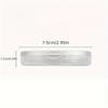3g Ultra-Thin Loose Powder Compact-Portable,Leak-Proof Container with Elastic Net and Spoon,Sponge Empty Reusable Powder Box