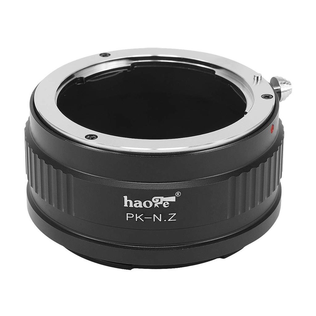 Haoge Manual Lens Mount Adapter for Pentax K PK Lens to Nikon Z Mount Mirrorless Cameras such as Z50 Z7II, Z6ii, Z6, Z7,