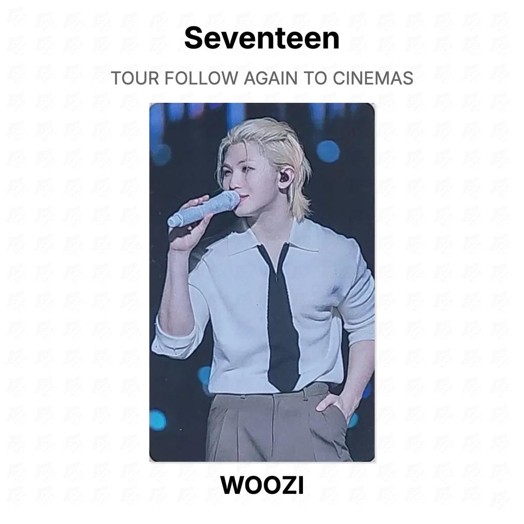 Seventeen TOUR FOLLOW AGAIN TO CINEMAS Official Photocard