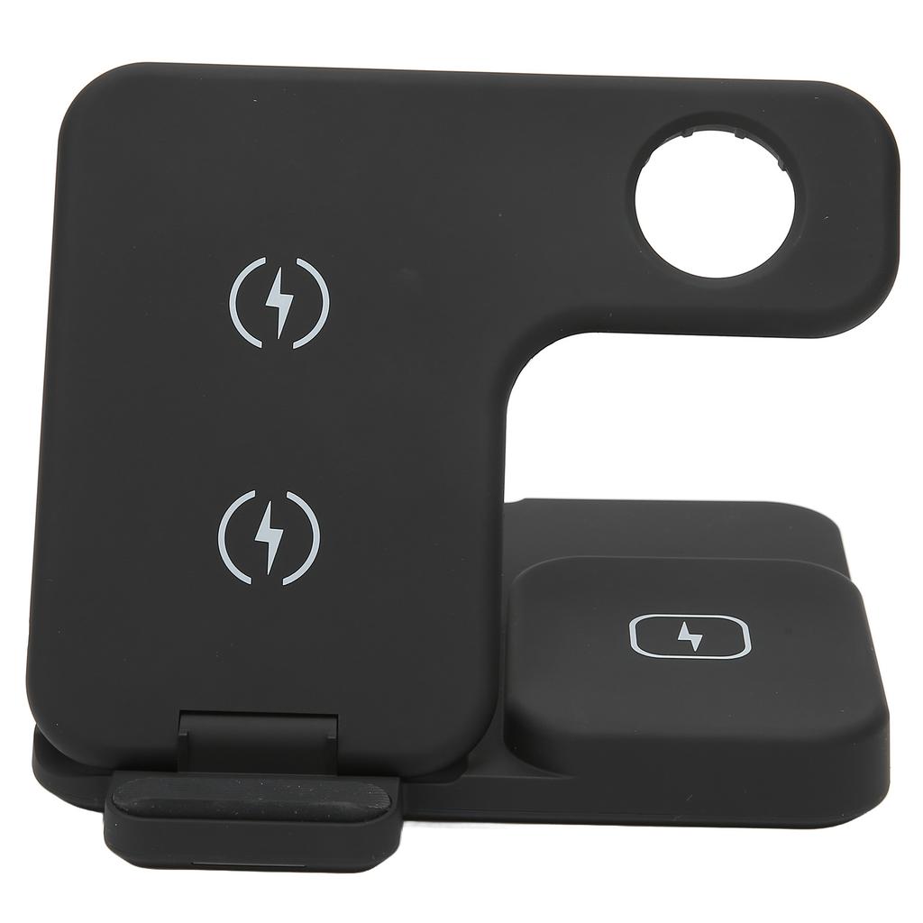 3 In 1 Fast Charging Station Qi Certification Multifunction 15W Folding Wireless Charger for