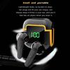 PRO90 Bluetooth 5.3 Headphones TWS Wireless Earphones with LED Display Stereo Headset Touch Control Earbuds Noise Reduction