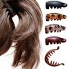 2PCS Minimalist Curved Banana Hair Clip Non-Slip with Leopard Print
