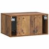 Wall Mounted TV Cabinet 59.5 x 41 x 30 cm Reclaimed Wood Look