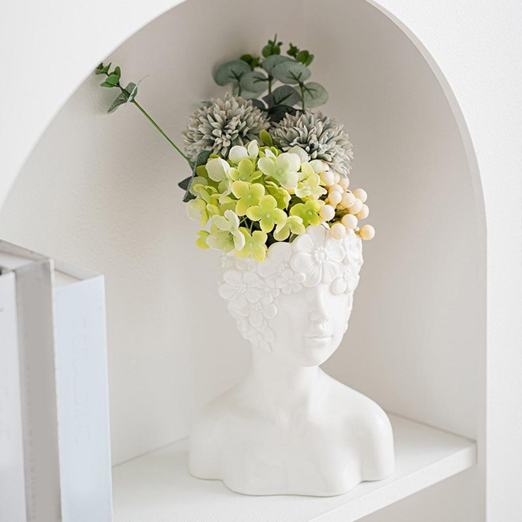 Silikonvaseformer Blomstervaseformer Kunstnerisk menneskelig figur Form Crafting Molds Kunstfigurformer Egnet for håndverk