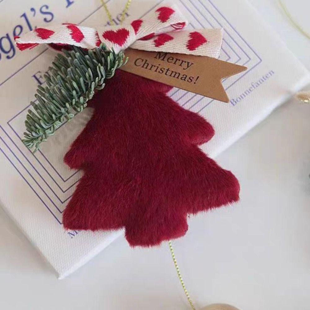 Crafts Xmas Tree Hanging Ornaments Christmas Tree Bell Wall Hanging  Party Fireplace Stair Decor
