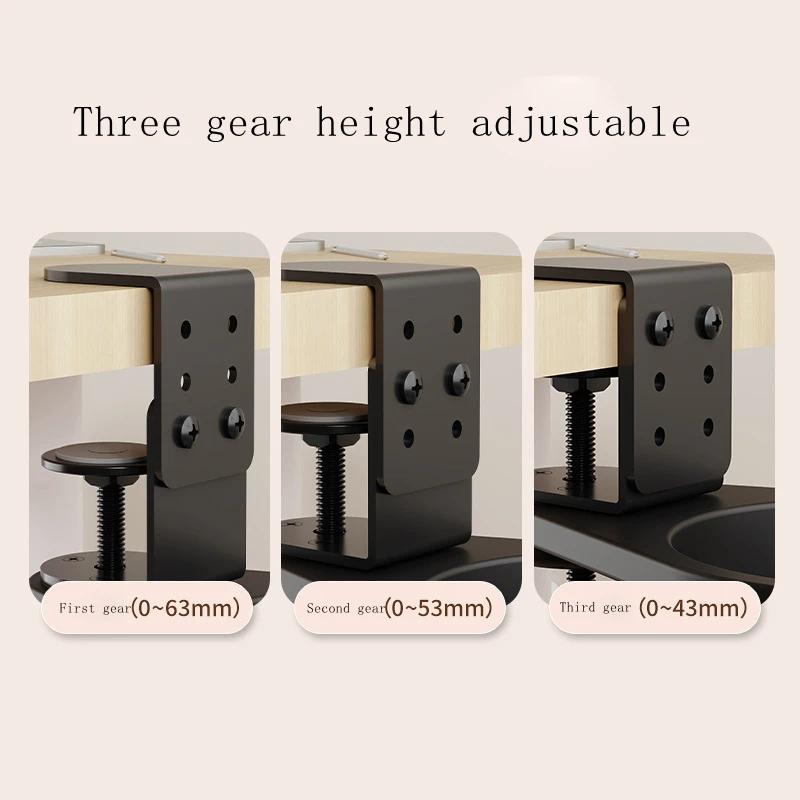 Universeller Schreibtisch-Becherhalter Verstellbarer Verbesserter Armklemmenständer 360 Grad Drehbar Tischkantenklemme Anti-Fall-Becherhalter