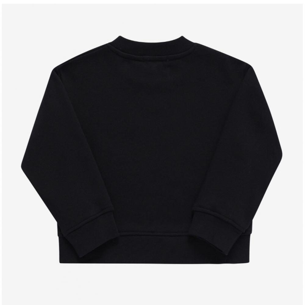 Stella Mccartney Tt4d00 Z0447 930 Round Logo Kids Sweatshirt