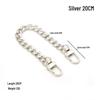Gold & Silver Metal Chain Replacement for Crossbody Bags - Fragrance Style Accessory with Extension and Decorative Elements